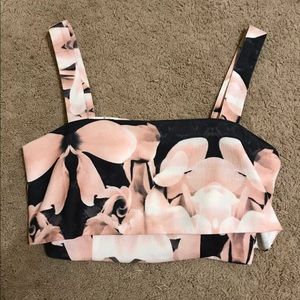 Floral crop top